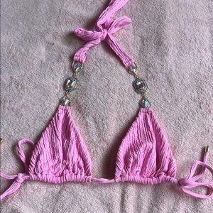 Beach Bunny Pink Bikini Top